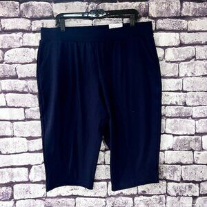 Croft & Barrow NWT Navy Mid Rise Shorts Size XL